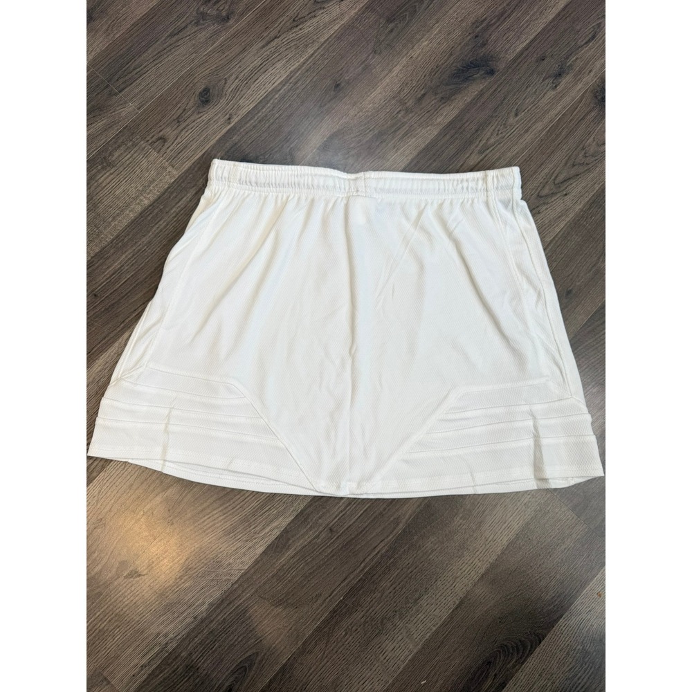 Under Armour White Athletic Skort Tennis Golf Skirt Mesh Large ULK5440 - Picture 5 of 8